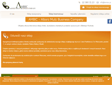 Tablet Screenshot of ambic.pl