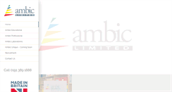 Desktop Screenshot of ambic.ltd.uk